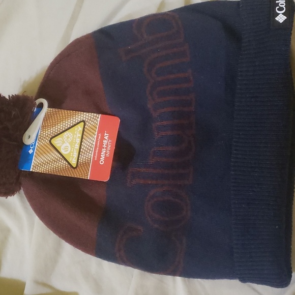 Columbia Other - Columbia Omni heat infinity nwt mens hat navy and burgundy